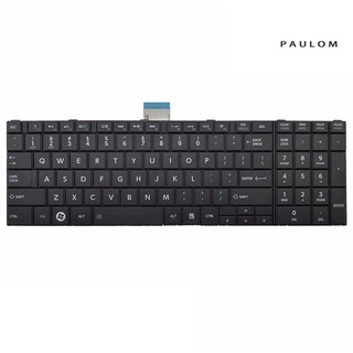 [paulom] teclado de ee.uu. portátil para toshiba satellite c850 c850d c855 c855d l850 l850d l855 (2)