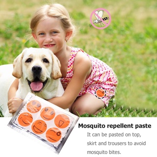 [hst] juego de parches repelentes de mosquitos 100 pzs lindo cara sonrisa anti mosquitos