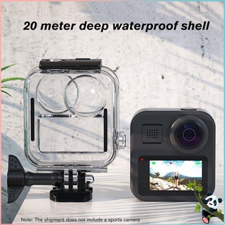 Buceo funda protectora para GoPro Max 360 panorámica accesorios de cámara profesional cámara impermeable carcasa Shell