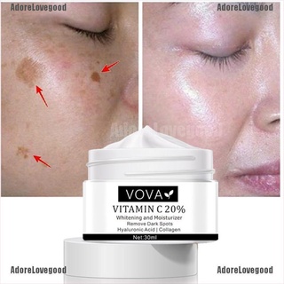 [alg] vova vitamina c 20% crema facial blanca eliminar manchas oscuras gel facialg cuidado de la piel 30ml [adorelovegood] (1)