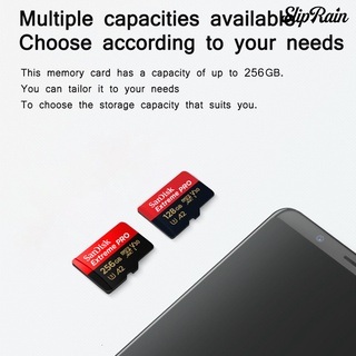 Tarjeta de memoria sliprain SanDisk 128GB/256GB/512GB/1TB/alta velocidad/alta capacidad/tarjeta Micro SD impermeable (9)