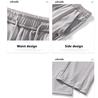 Pantalones Adidas Casuales De Secado Rápido Largos Para Hombre , Color Negro , Talla Grande , Panjang M-5XL (9)