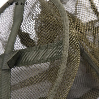 Yimy red de pesca portátil redonda plegable pescado camarones malla jaula fundición red pesca trampa jalea