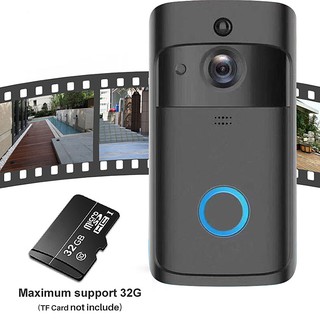 hd 720p smart wifi video timbre cámara visual intercomunicador visión nocturna ip timbre de puerta inalámbrica seguridad cctv cámara app control (8)