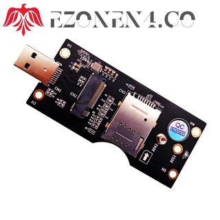 ezonen4 ngff m2 a usb 3.0 adaptador convertidor tarjeta con sim 8pin ranura para tarjeta 3g/4g/5g