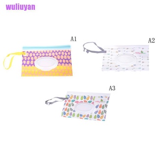 [wuliuyan] toallitas limpias caso de transporte toallitas húmedas bolsa de cosméticos toallitas contenedor opcional