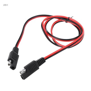 DEVI SAE Connector Male to Female Plug Extension Cable Adapter Cord Quick Disconnect Release Wire Harness with Solar Battery