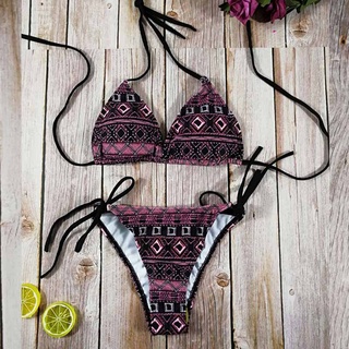 neiyiya mujeres patchwork bikini push-up almohadilla trajes de baño ropa de playa conjunto shein (9)