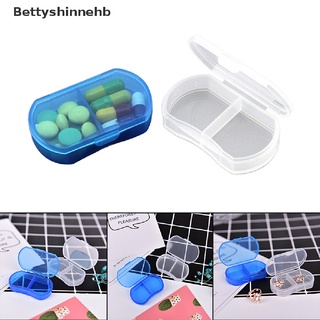 bhb> caja de pastillas de plástico portátil para cuidado saludable con pozo de almacenamiento temporal (1)