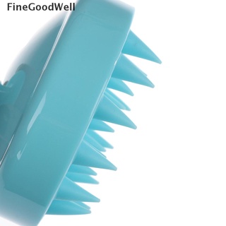 Fwmy 1 pieza de silicona para cuero cabelludo champú ducha lavado masajeador masajeador cepillo peine jalea