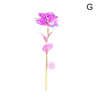 24K De Papel De Oro Artificial De Rosas Regalos De Compromiso De Cumpleaños El Ramo Del Día De La Madre Regalo Rosa S5A2 Caliente