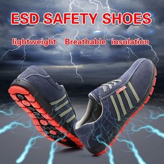 esd zapatos de seguridad zapatos de aislamiento zapatos eléctricos hombres y mujeres zapatos de seguro de trabajo