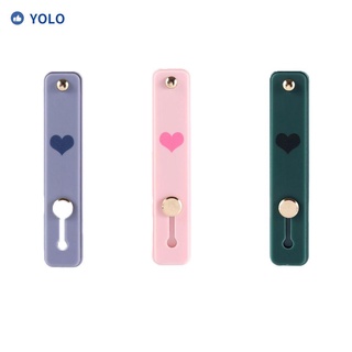 yolo - soporte universal para dedo, color caramelo, diseño de silicona