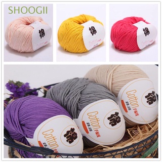 shoogii hight calidad leche algodón suéter de algodón suave hilo benang kait color sólido puntos de lana proteína tejida a mano (1)