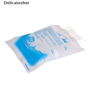 [delicatesher] 10 bolsas de hielo reutilizables inyección de agua glaseado bolsa de enfriamiento de dolor compresa fría caliente