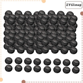 100pcs Breathing Valve Filter Replacement Respirator for Face Mask Black (1)