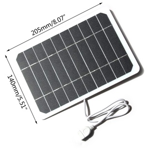 Flexible anticorrosión Kit de energía 5W 5V Panel Solar multiusos USB Panel Solar cargador para teléfono móvil Tablet (2)