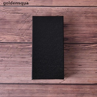 [goldensqua] rectángulo negro reloj embalaje caja de regalo caja de accesorios de joyería caja [goldensqua]
