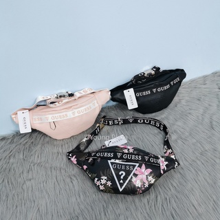 [Ready Stock] Guess Waist Bag Women Leather Belt Bag Crossbody Bag Zip (1)