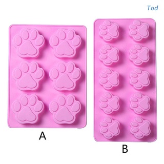 Tod Cat Paw Footprint Mold Suitable for Microwave Oven Refrigerator Oven