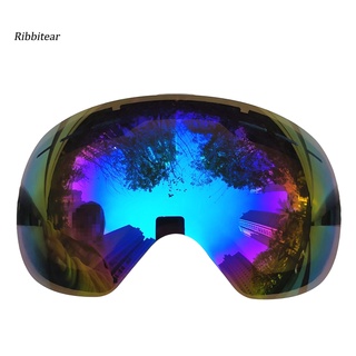 Ri* gafas cómodas lentes antiniebla gafas de esquí de nieve lentes de repuesto resistentes al desgaste para esquí de nieve