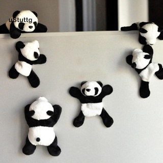 1Pc Lindo Suave Felpa Panda Imán Nevera Refrigerador Pegatina Recuerdo Decoración (1)
