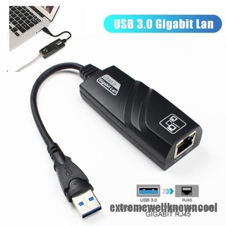 Ecmy USB toRJ45 Gigabit red LAN adaptador de Internet conector Hub Cable para PC (1)