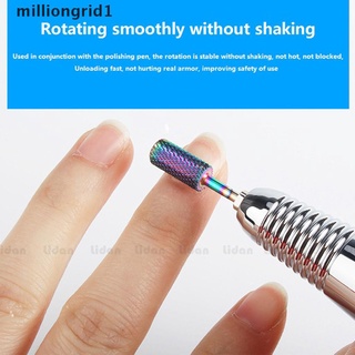[milliongrid1] broca de uñas profesional de carburo de tungsteno arco iris manicura máquina de pedicura caliente (1)