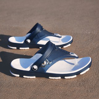 Antideslizante zapatos de playa de los hombres casual sandalias planas zapatillas sandalia Kasut pantai