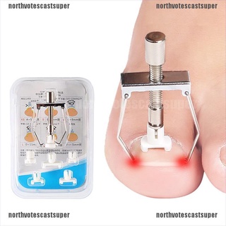 Northvotescastsuper herramienta de corrección Corrector de uñas Kit de herramientas de puntera paroniquia cuidado de uñas pedicura NVCS