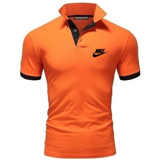 Nike camisa Polo de manga corta para hombre camiseta de verano negocios y solapa Casual Polos de Golf camiseta de tenis Top