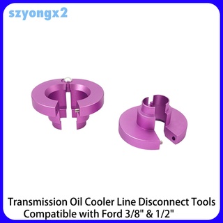 [Szyongx2] juego de herramientas de desconexión de línea de transmisión para Ford 3/8\" y 1/2\" para F350 39220 (7)