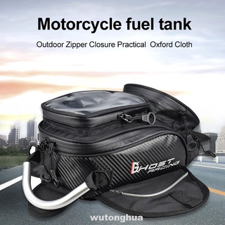 portátil casual accesorios moda cremallera teléfono móvil práctico al aire libre motocicleta tanque bolsa (1)