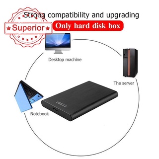 Usb3.0 portátil disco duro externo Ultra delgado SATA estuche de almacenamiento negro/azul dispositivos P6V7 (1)