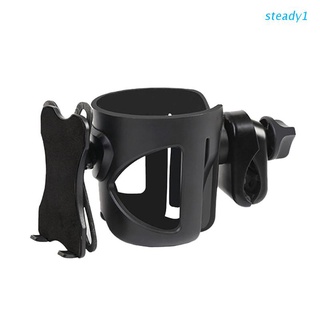steady1 - copa str-oller de alta calidad y soporte para teléfono para bicicleta/silla de rueda