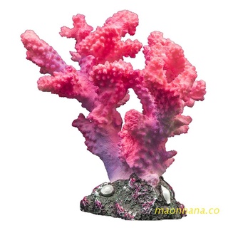 maonn artificial coral falso adorno de coral decoración de acuario poliresina simulación de coral para peces tanque decoraciones decoración del hogar