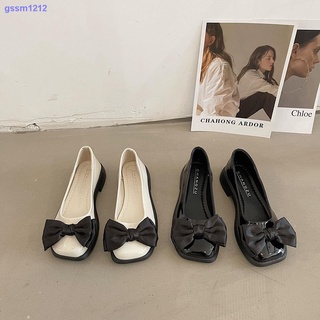 Ins literario retro francés Mary Jane verano 2021 nuevo suave y dulce arco abuela zapatos individuales mujeres