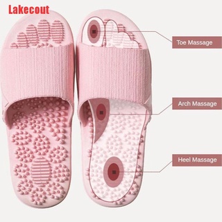 Lakecout zapatillas de masaje de pies abiertos antideslizantes sandalias Spa zapatos de playa