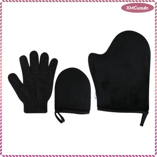 kit de guantes de bronceado automático para cara corporal con guantes de bronceado sin sol