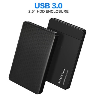 Yolo con Cable HDD caso negro disco duro caja HDD caja de disco externo USB 3.0 2.5" diseño a cuadros SATA/Multicolor (3)