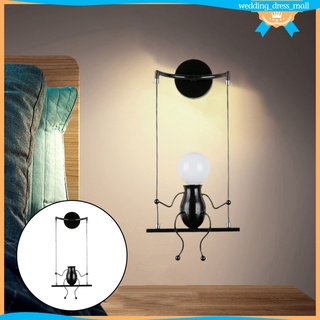 [listo En tiempo] lámpara De pared retro Minimalista creativa Para decoración De dormitorio/Sala De Estar/habitación