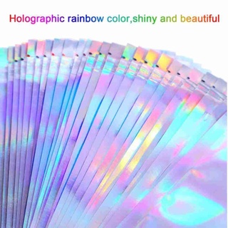 1Pcs Multifuncional Hogar Holográfico Arco Iris Película Sellada Bolsa Pendientes Anillo Joyería Pequeña De Teléfono Móvil Caso Láser Ziplock Embalaje (1)