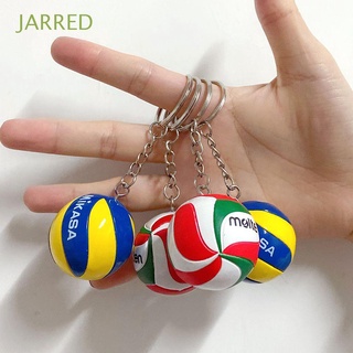 Jarred Para jugadores De regalo De cumpleaños bolso colgante De Voleibol Voleibol cuero llavero Mini Voleibol
