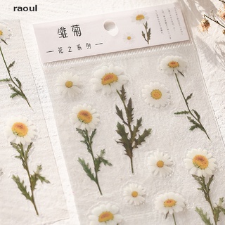 [raoul] margarita iris eucalyptus globulus flor serie diario decorativo papelería pegatinas [raoul]