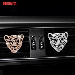 {buildvitn} ambientador de coche en Auto decoración Interior Aroma ventilación Clip Leopard sólido Perfume MMX