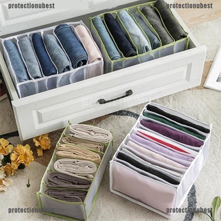 protectionubest jeans compartimento caja de almacenamiento armario ropa calcetines cajón malla partición caja npq