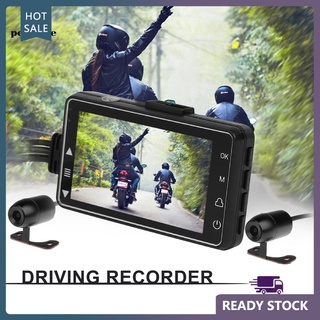 Qca ABS motocicleta DVR 720P Full HD compatible con la vista trasera delantera grabadora de bucle grabación para Motocross