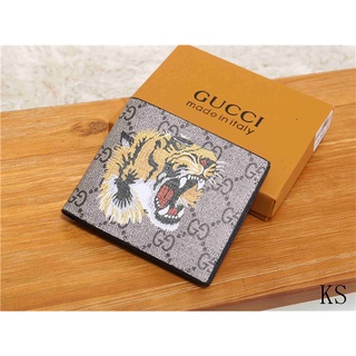Gucci_Animal - carteras cortas para hombre, cuero, tarjetas de identificación (4)