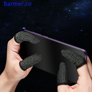 bar2 5 pares móvil controlador de juego de la punta de los dedos guantes antideslizante transpirable juego de la punta de los dedos cubierta anti-sudor de la manga del dedo conjunto