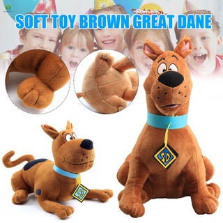 scooby doo perro peluche peluche suave y lindo gran dane muñeca regalo de navidad para niños